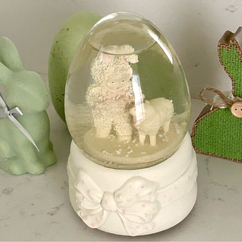 Dept 56 SnowBunnies Snow Globe